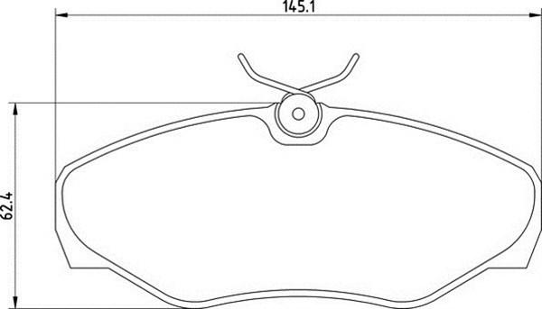 Magneti Marelli 363700201424 - Kit de plaquettes de frein, frein à disque cwaw.fr