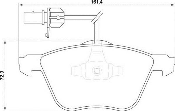 Magneti Marelli 363700201195 - Kit de plaquettes de frein, frein à disque cwaw.fr