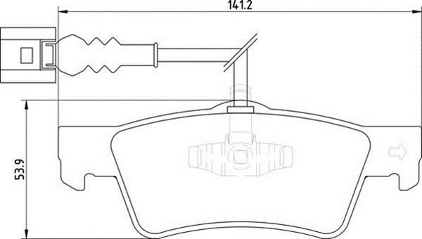 Magneti Marelli 363700201758 - Kit de plaquettes de frein, frein à disque cwaw.fr