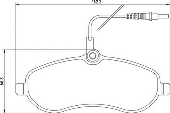 Magneti Marelli 363700201708 - Kit de plaquettes de frein, frein à disque cwaw.fr