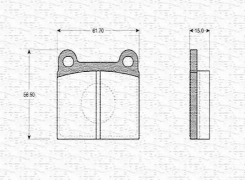 Magneti Marelli 363702160980 - Kit de plaquettes de frein, frein à disque cwaw.fr