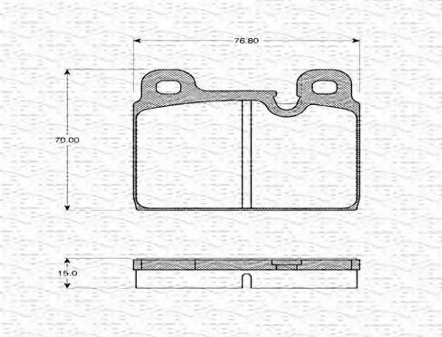 Magneti Marelli 363702160981 - Kit de plaquettes de frein, frein à disque cwaw.fr