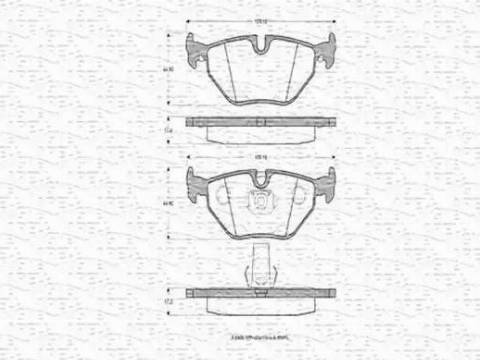 Magneti Marelli 363702160415 - Kit de plaquettes de frein, frein à disque cwaw.fr