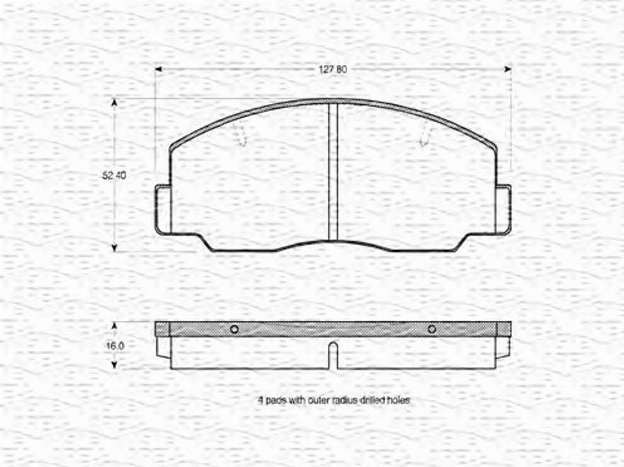 Magneti Marelli 363702160559 - Kit de plaquettes de frein, frein à disque cwaw.fr