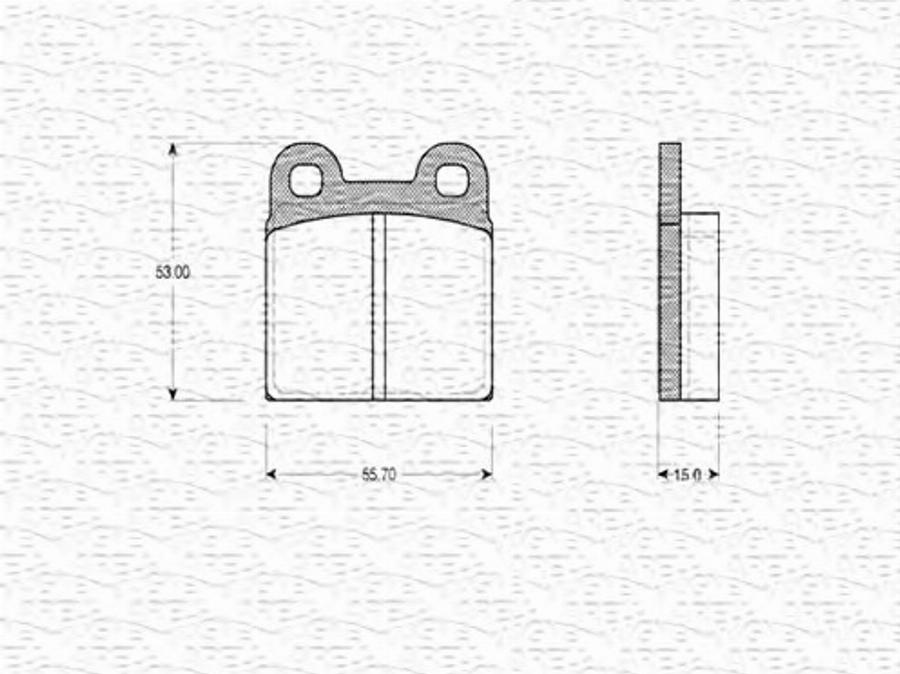 Magneti Marelli 363702160078 - Kit de plaquettes de frein, frein à disque cwaw.fr