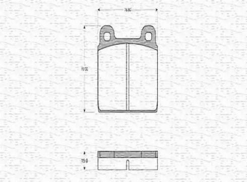 Magneti Marelli 363702160105 - Kit de plaquettes de frein, frein à disque cwaw.fr