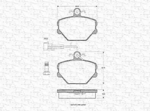 Magneti Marelli 363702160184 - Kit de plaquettes de frein, frein à disque cwaw.fr