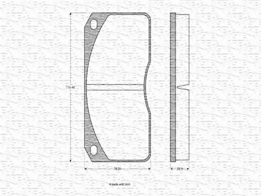 Magneti Marelli 363702160847 - Kit de plaquettes de frein, frein à disque cwaw.fr