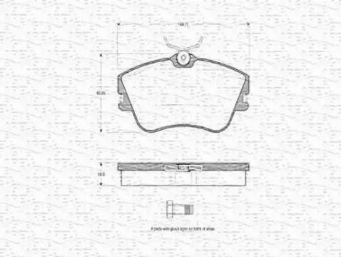 Magneti Marelli 363702160347 - Kit de plaquettes de frein, frein à disque cwaw.fr