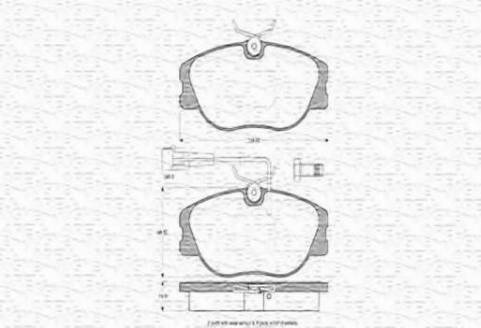 Magneti Marelli 363702160358 - Kit de plaquettes de frein, frein à disque cwaw.fr