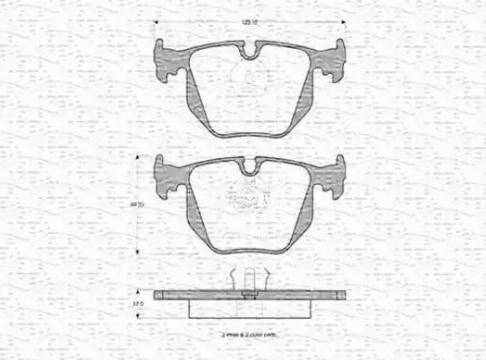 Magneti Marelli 363702160367 - Kit de plaquettes de frein, frein à disque cwaw.fr