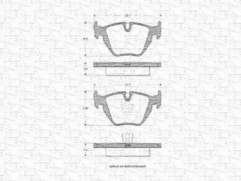 Magneti Marelli 363702160316 - Kit de plaquettes de frein, frein à disque cwaw.fr