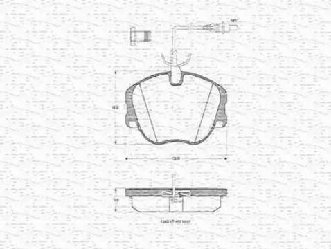 Magneti Marelli 363702160310 - Kit de plaquettes de frein, frein à disque cwaw.fr