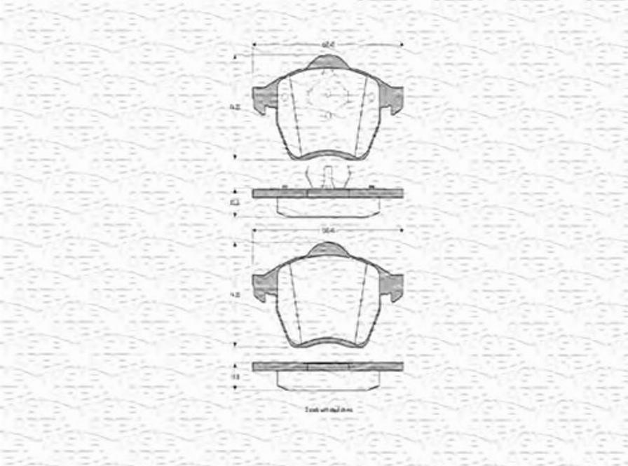 Magneti Marelli 363702160336 - Kit de plaquettes de frein, frein à disque cwaw.fr