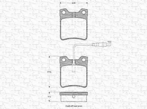 Magneti Marelli 363702160240 - Kit de plaquettes de frein, frein à disque cwaw.fr