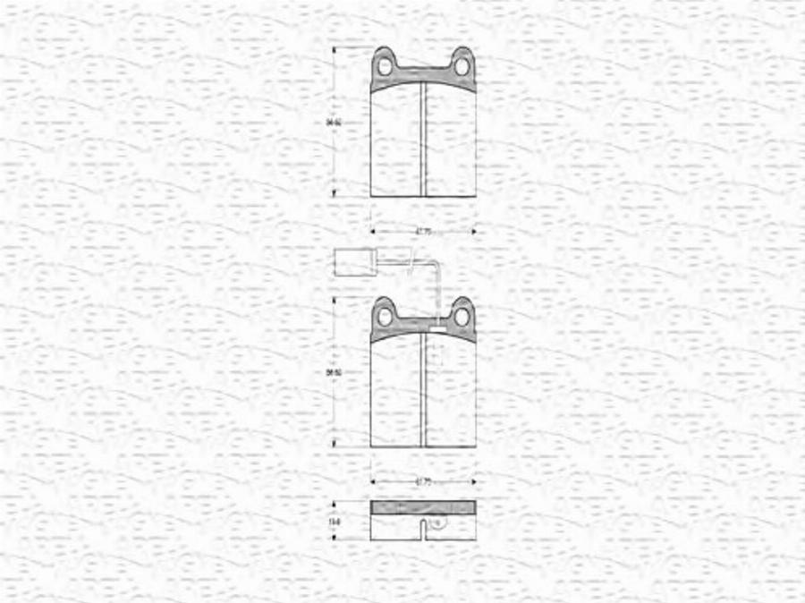 Magneti Marelli 363702160281 - Kit de plaquettes de frein, frein à disque cwaw.fr