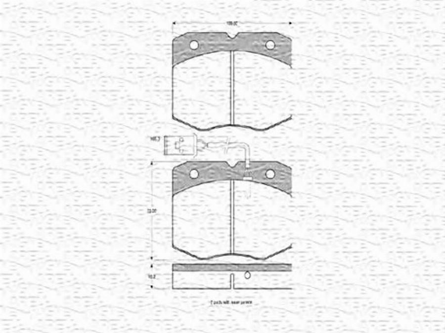 Magneti Marelli 363702160235 - Kit de plaquettes de frein, frein à disque cwaw.fr