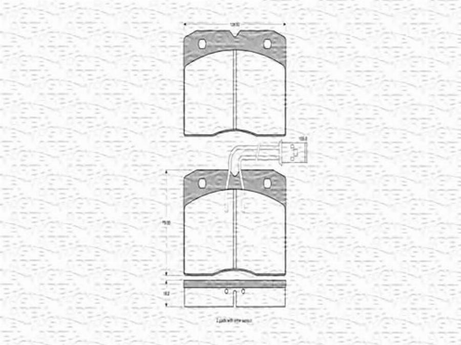 Magneti Marelli 363702160232 - Kit de plaquettes de frein, frein à disque cwaw.fr