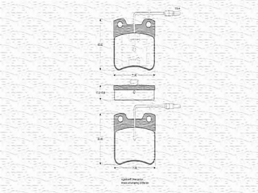 Magneti Marelli 363702160275 - Kit de plaquettes de frein, frein à disque cwaw.fr