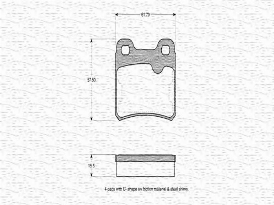 Magneti Marelli 363702160272 - Kit de plaquettes de frein, frein à disque cwaw.fr