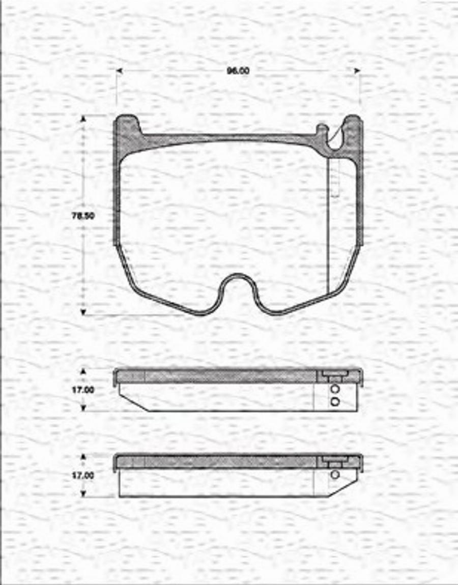 Magneti Marelli 363702161411 - Kit de plaquettes de frein, frein à disque cwaw.fr