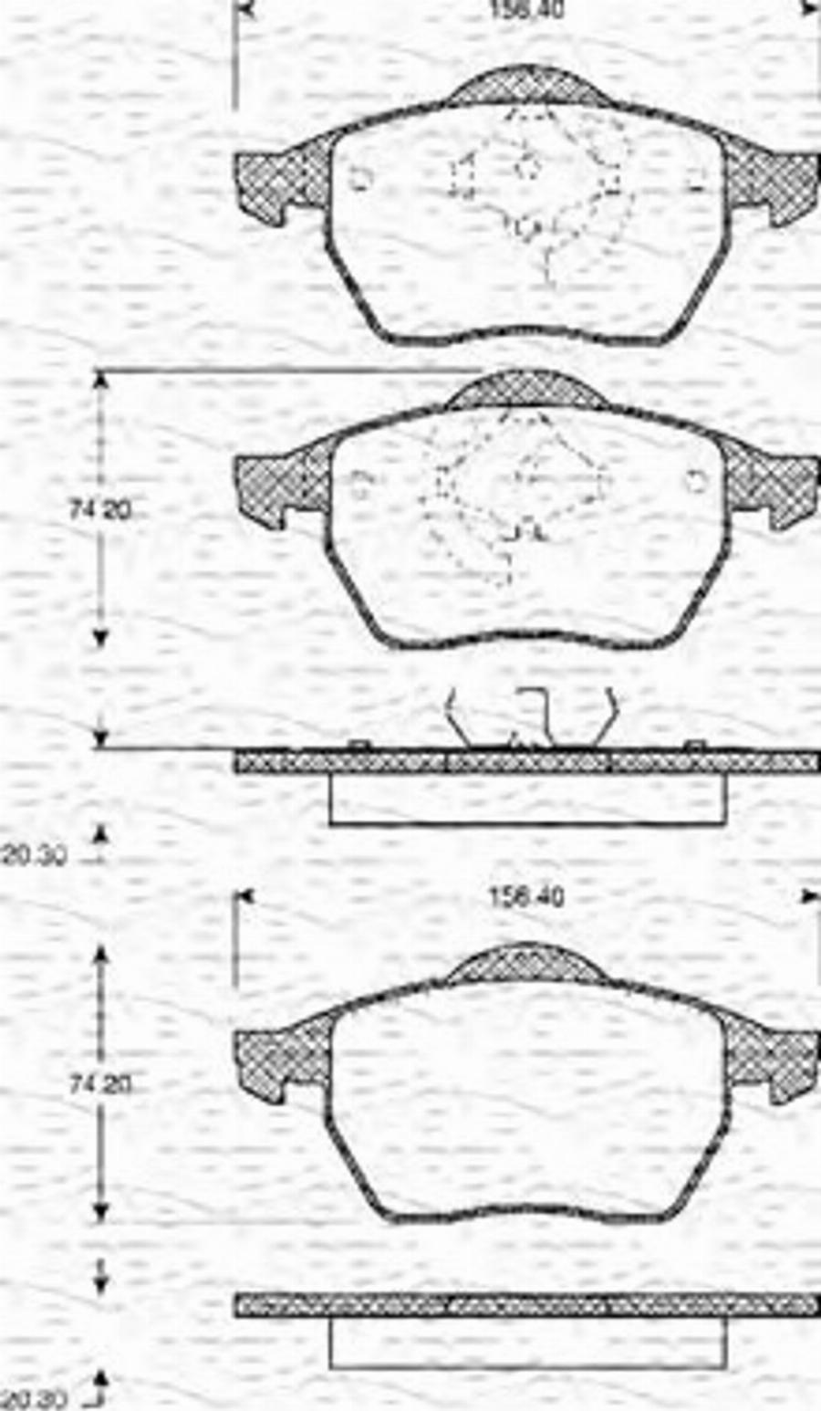 Magneti Marelli 363702161097 - Kit de plaquettes de frein, frein à disque cwaw.fr