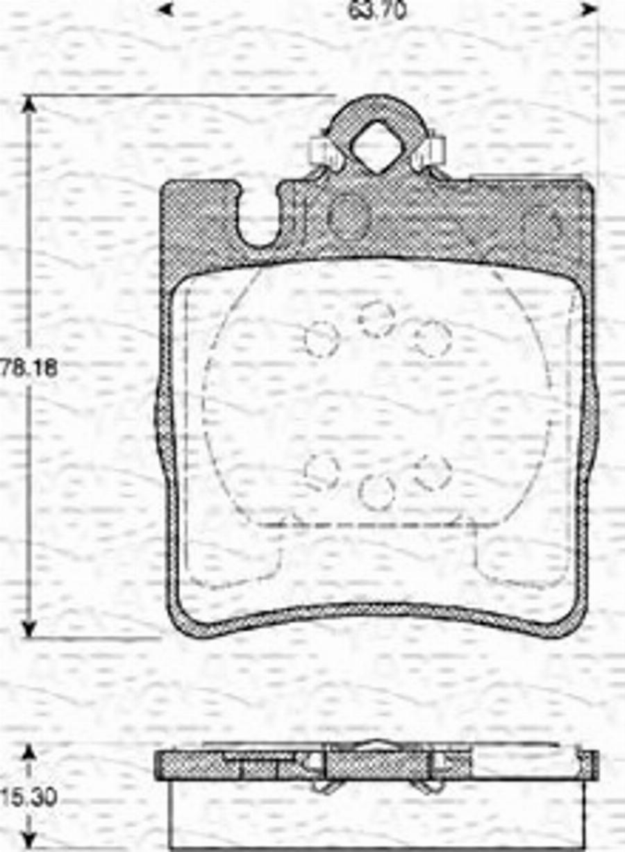 Magneti Marelli 363702161082 - Kit de plaquettes de frein, frein à disque cwaw.fr