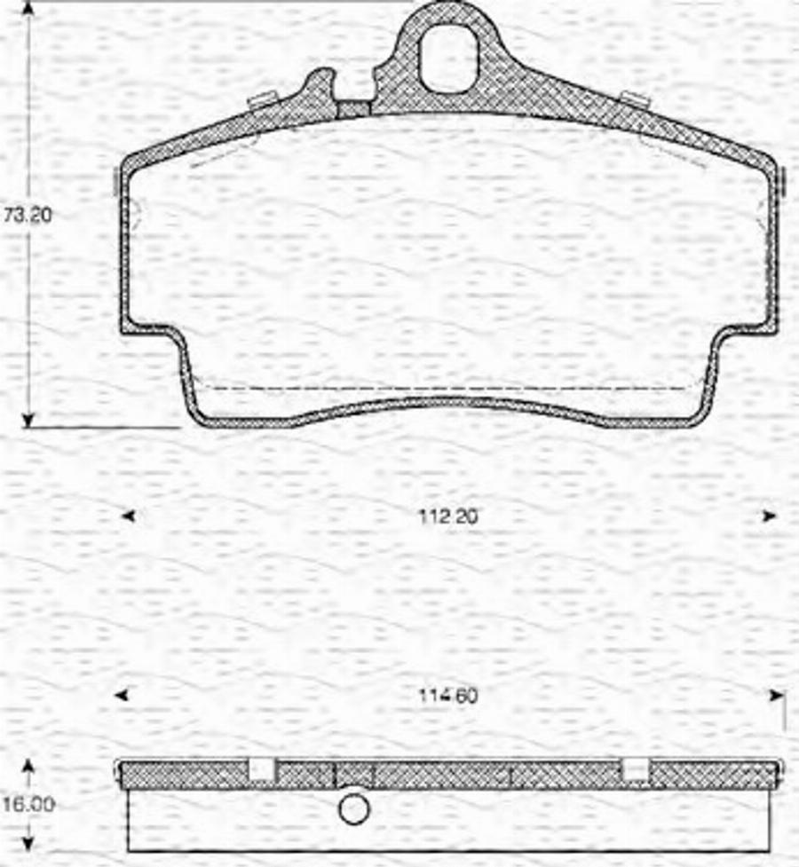 Magneti Marelli 363702161027 - Kit de plaquettes de frein, frein à disque cwaw.fr