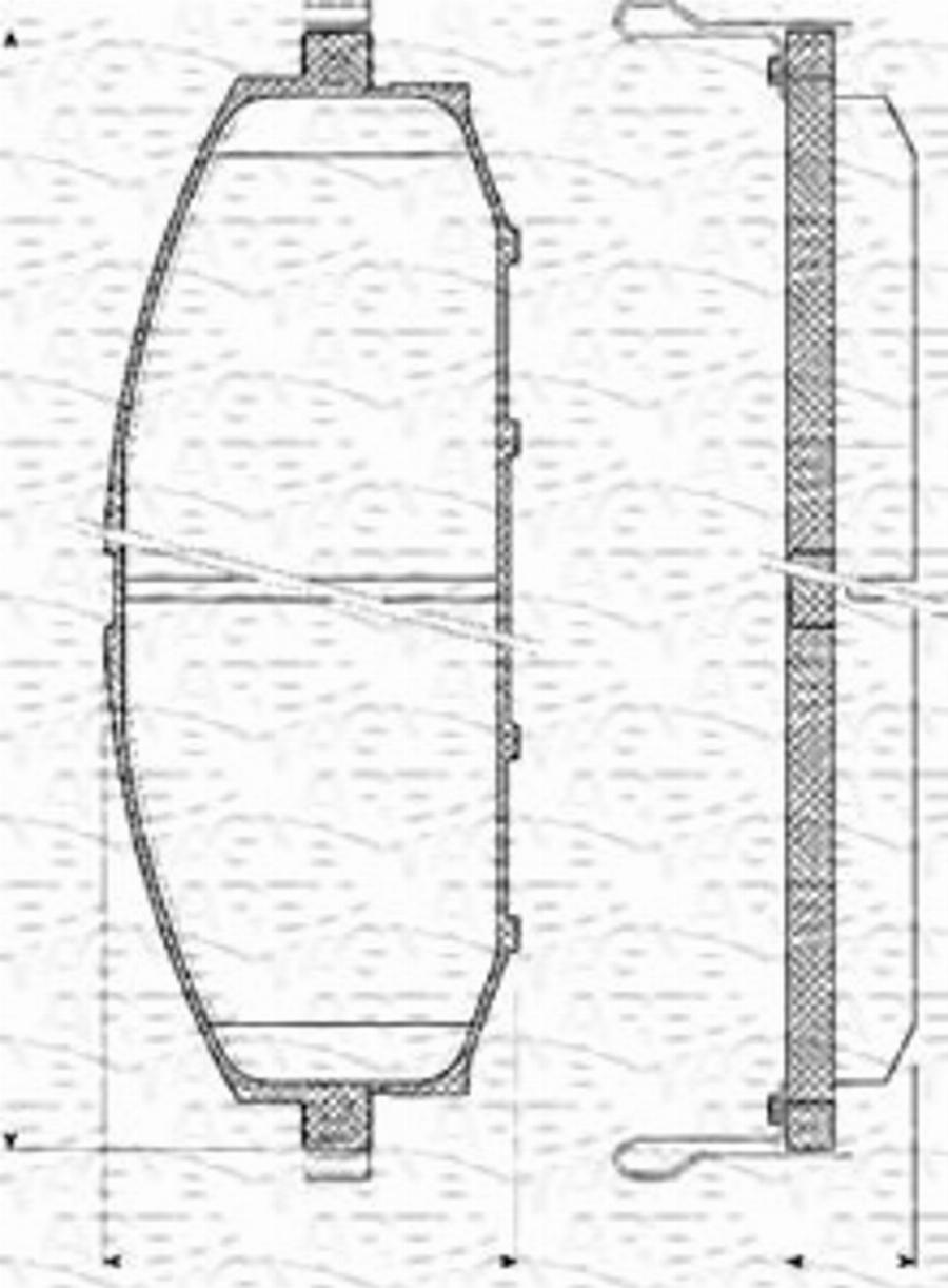 Magneti Marelli 363702161144 - Kit de plaquettes de frein, frein à disque cwaw.fr