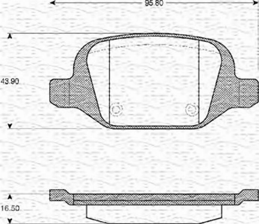 Magneti Marelli 363702161110 - Kit de plaquettes de frein, frein à disque cwaw.fr