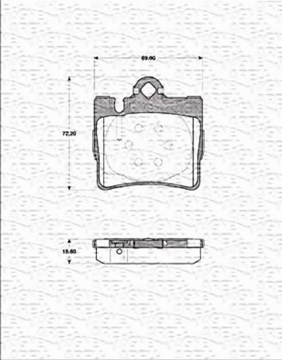 Magneti Marelli 363702161314 - Kit de plaquettes de frein, frein à disque cwaw.fr