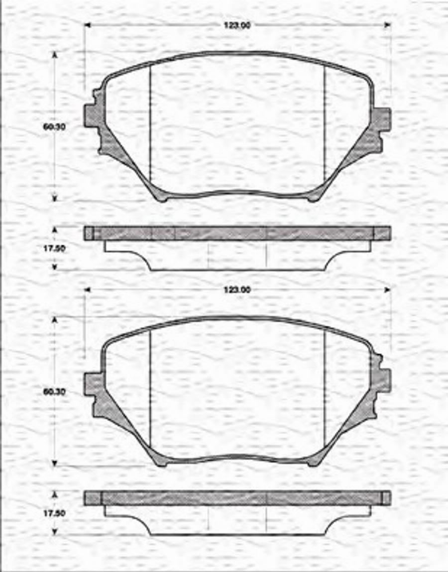 Magneti Marelli 363702161291 - Kit de plaquettes de frein, frein à disque cwaw.fr