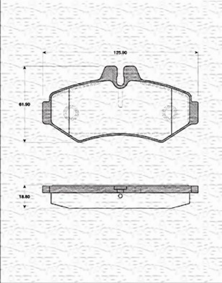 Magneti Marelli 363702161264 - Kit de plaquettes de frein, frein à disque cwaw.fr