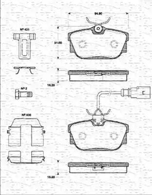 Lemförder 20614 04 - Kit de plaquettes de frein, frein à disque cwaw.fr