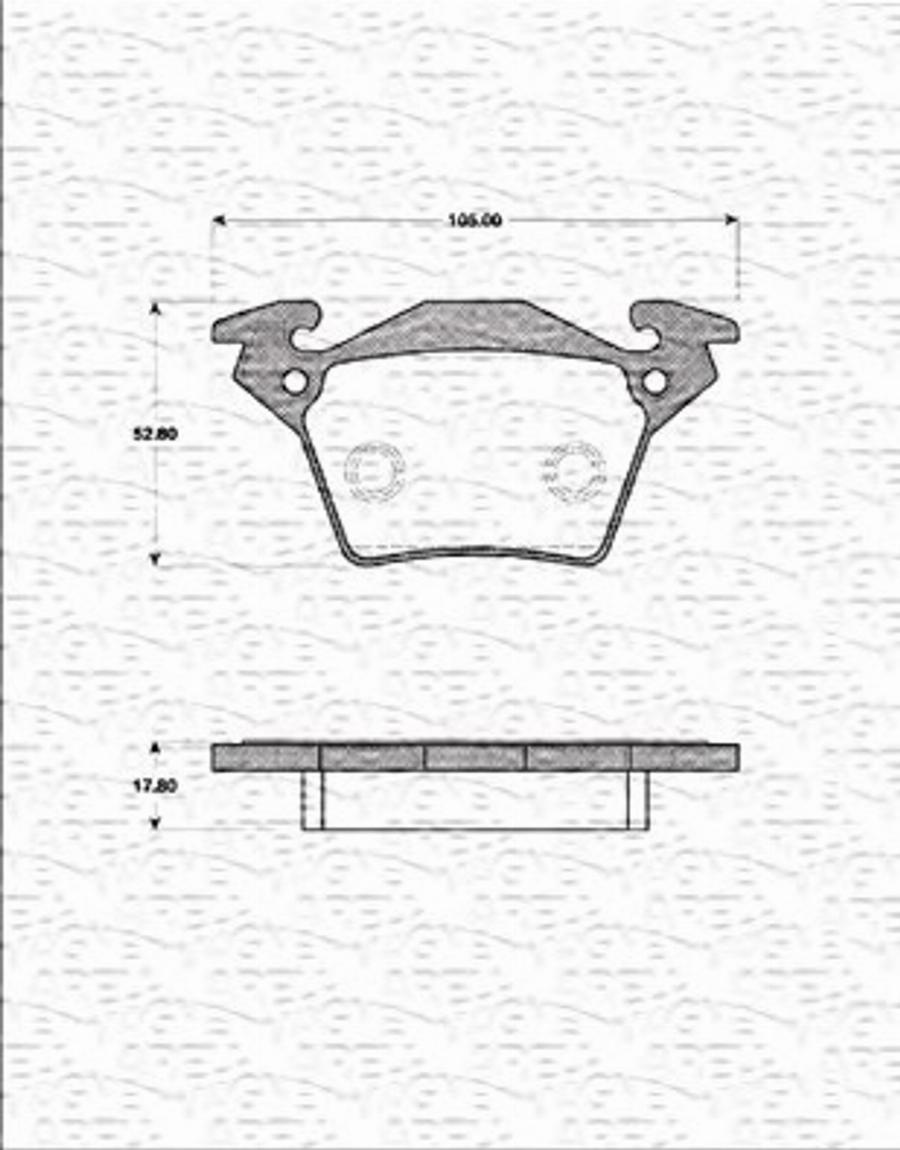 Magneti Marelli 363702161263 - Kit de plaquettes de frein, frein à disque cwaw.fr