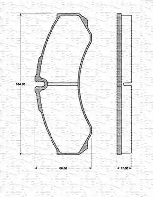 Magneti Marelli 363702161206 - Kit de plaquettes de frein, frein à disque cwaw.fr