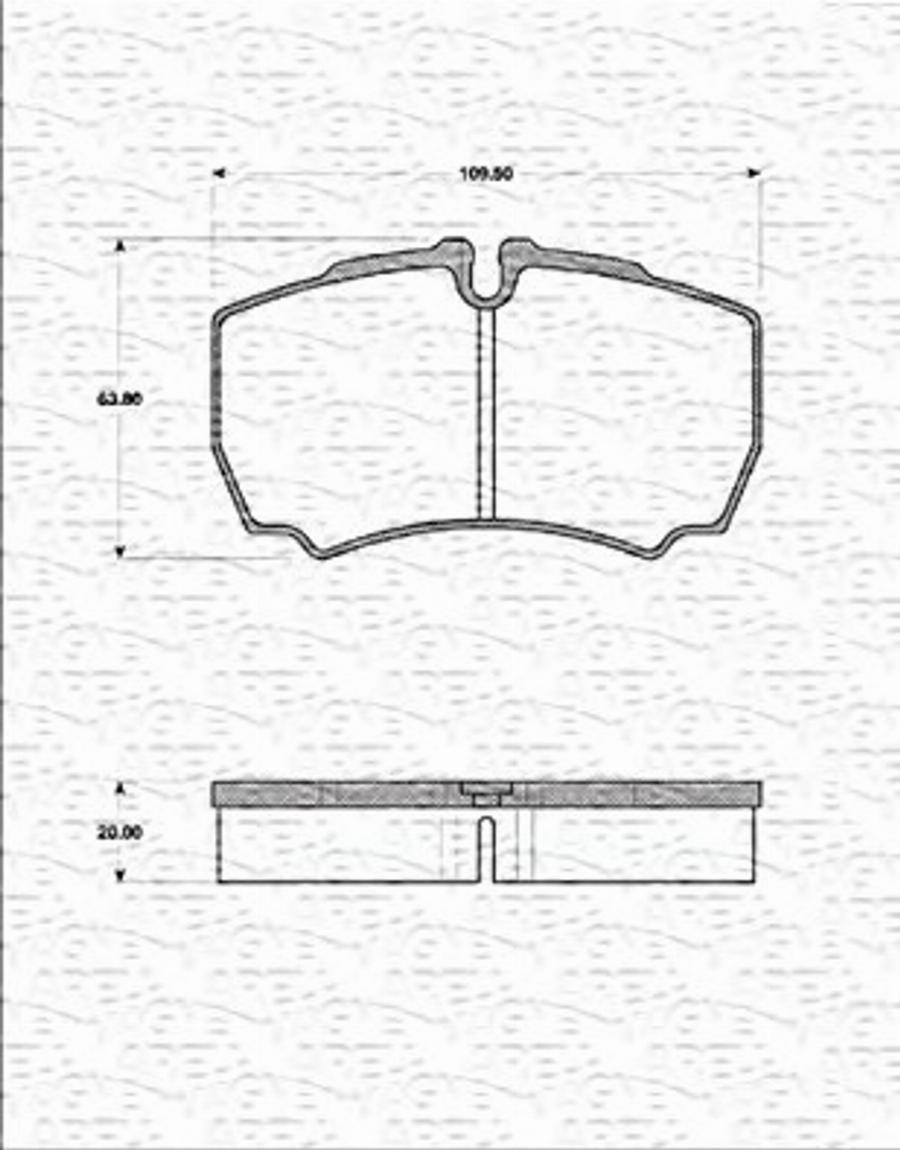 Magneti Marelli 363702161274 - Kit de plaquettes de frein, frein à disque cwaw.fr