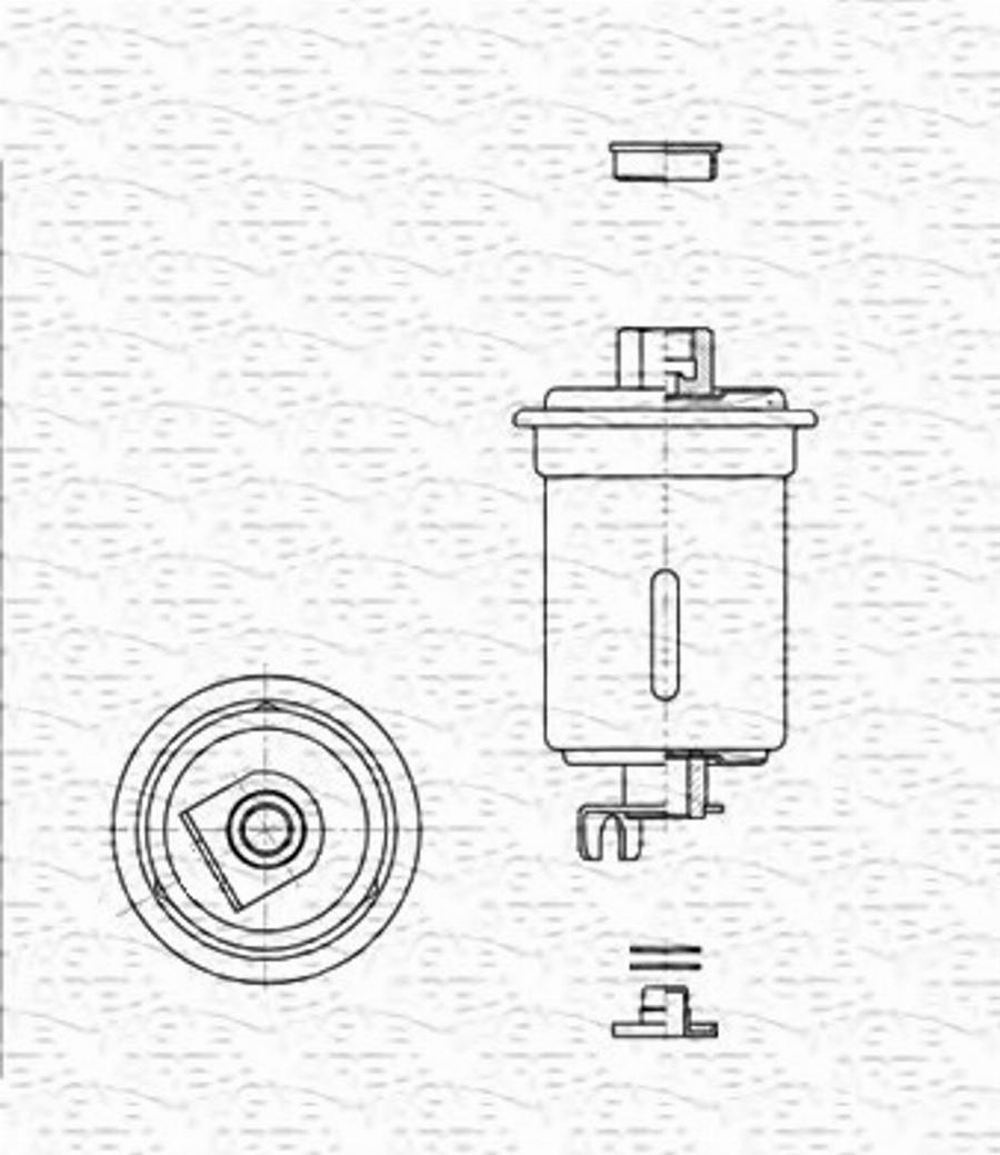 Magneti Marelli 213908908600 - Filtre à carburant cwaw.fr