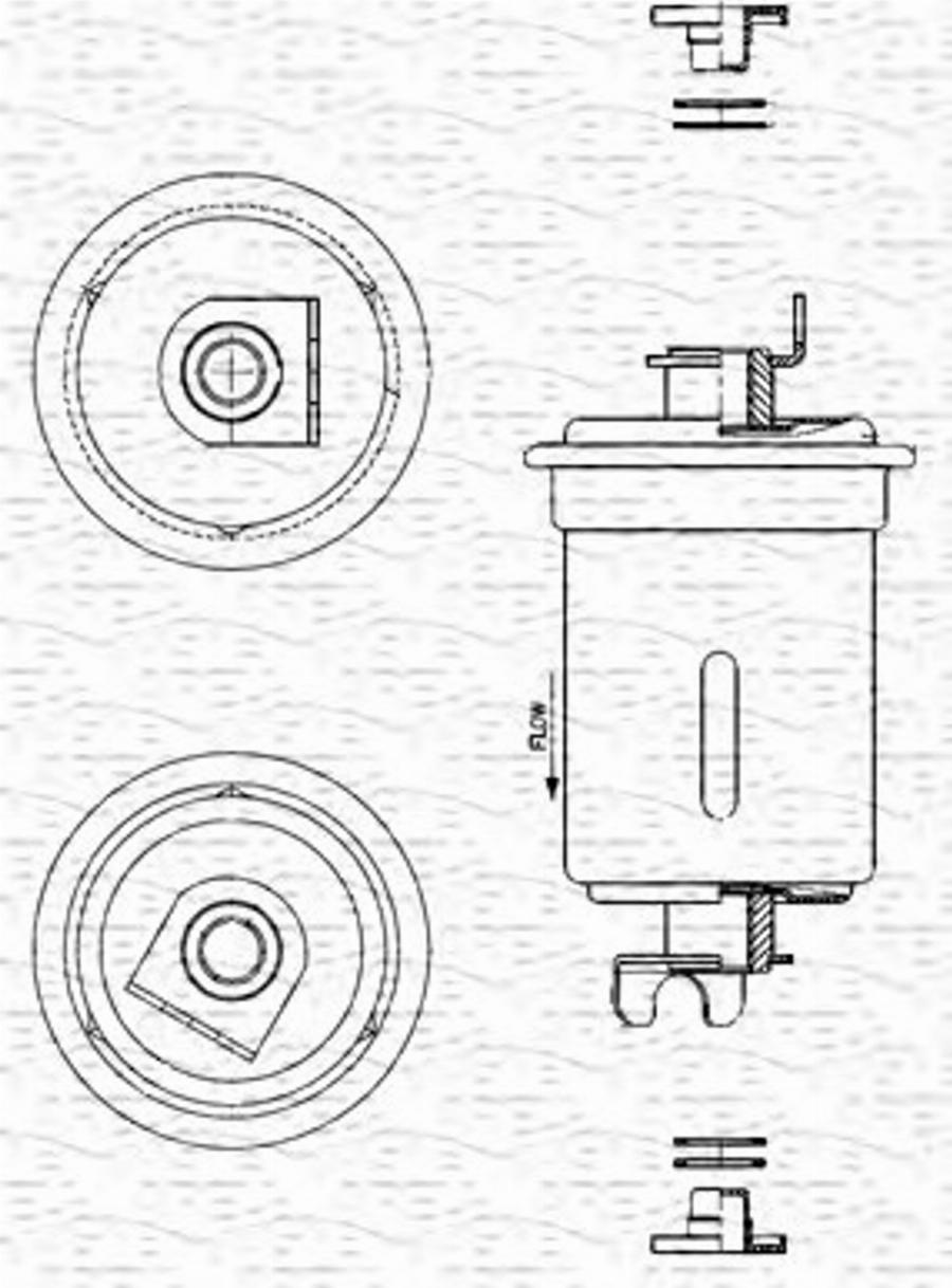 Magneti Marelli 213908907000 - Filtre à carburant cwaw.fr