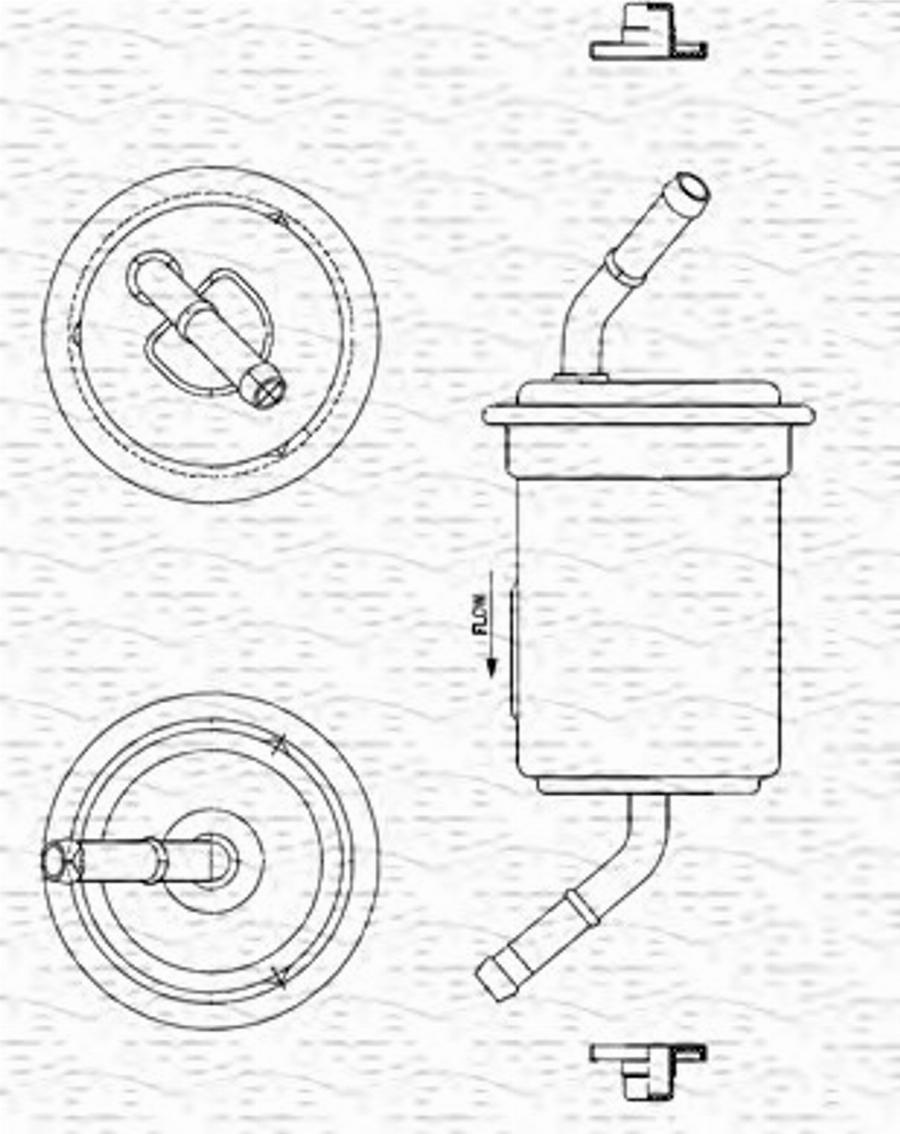 Magneti Marelli 213908907800 - Filtre à carburant cwaw.fr