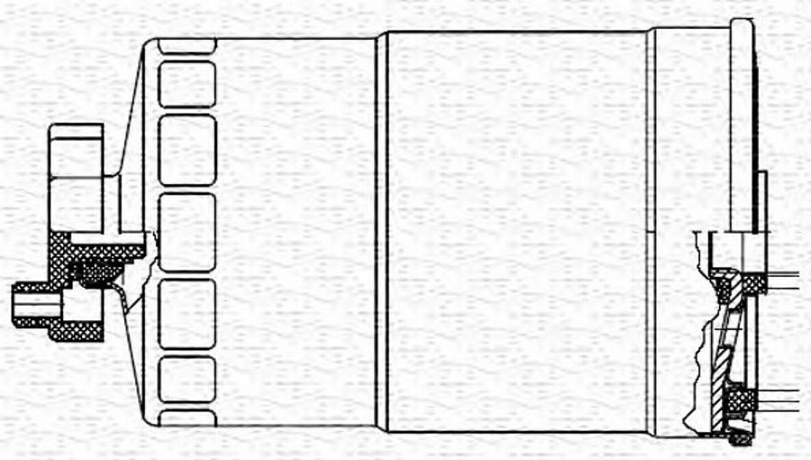 Magneti Marelli 213908544000 - Filtre à carburant cwaw.fr