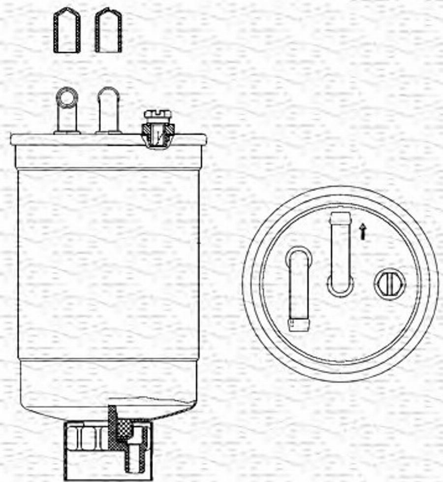 Magneti Marelli 213908513000 - Filtre à carburant cwaw.fr