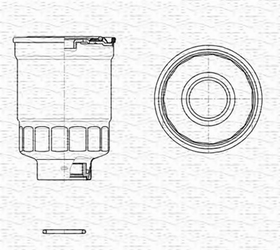 Magneti Marelli 213908526000 - Filtre à carburant cwaw.fr