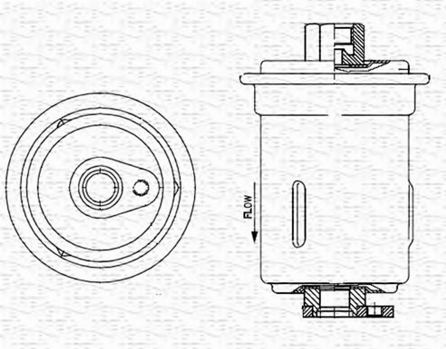 Magneti Marelli 213908620000 - Filtre à carburant cwaw.fr