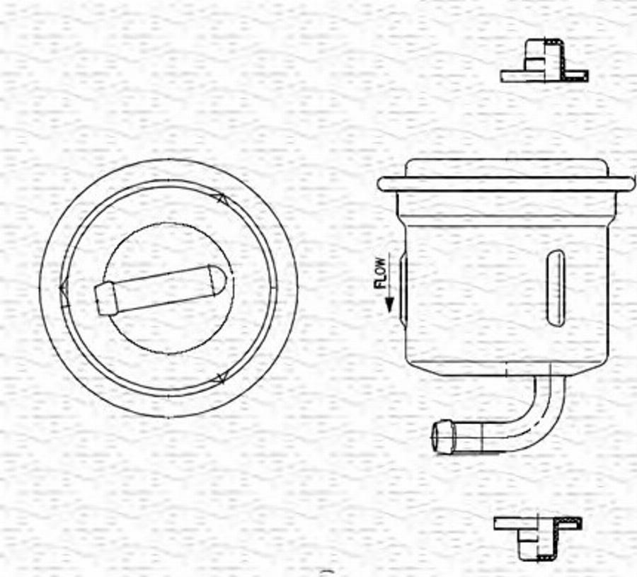 Magneti Marelli 213908350300 - Filtre à carburant cwaw.fr