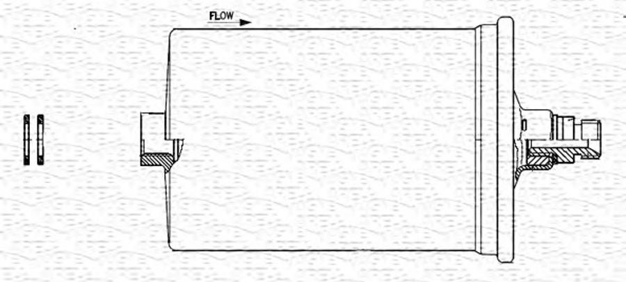 Magneti Marelli 213908202700 - Filtre à carburant cwaw.fr