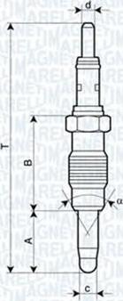 Magneti Marelli UX21A - Bougie de préchauffage cwaw.fr