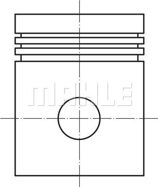 MAHLE 015 61 00 - Piston cwaw.fr