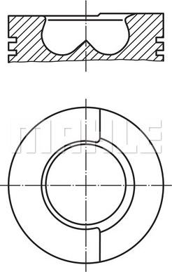 MAHLE 008 29 00 - Piston cwaw.fr