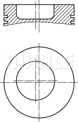 MAHLE 002 79 00 - Piston cwaw.fr